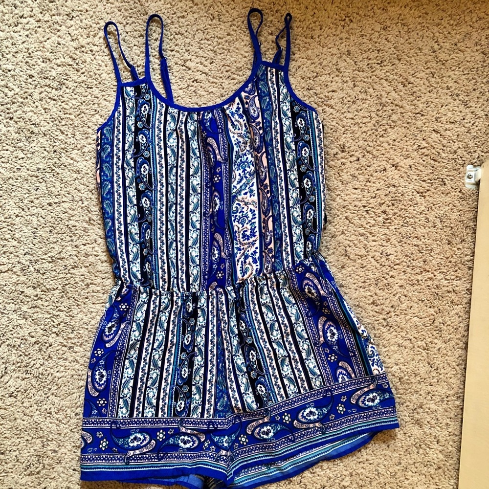 Cute Blue Romper